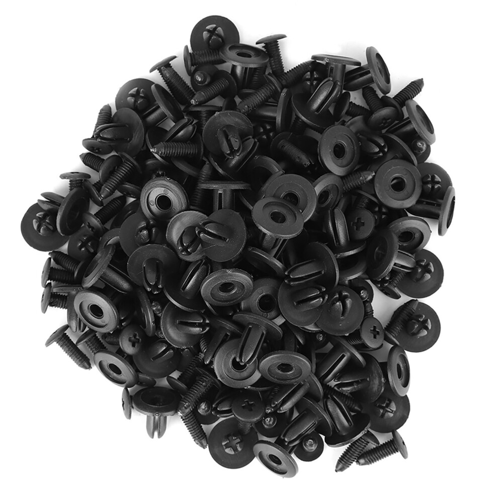 100Pcs Car Plastic Rivets 6Mm Hole Dia Fastener 8320539598604