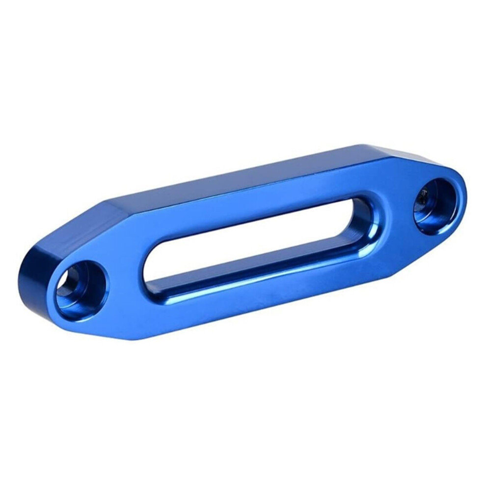 3000LBS ATV Winch Rope Cable Aluminium Alloy Hawse Guide 4-7/8 Inch 124mm Mount Drop Blue Color-image-OPC-PK857FF-NEW