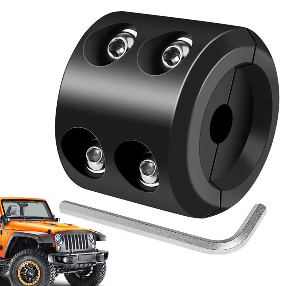 Synthetic Rope Winch Stopper For Cable, Rubber Protection For Atv Winches, Black Wind Accessories Compatible With Auto Modifications 6482260257587