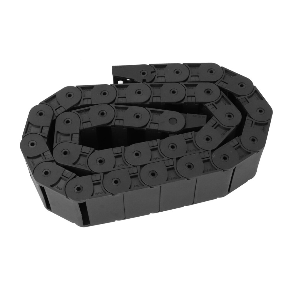 1 Meter R38 Nylon Cable Drag Chain Wire Black 8320539599175