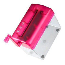 Manual Paper Shredder with Lid, Plastic Chicken Shredder, Small Office Rubbish Bin, Meat Chopper Claws Container