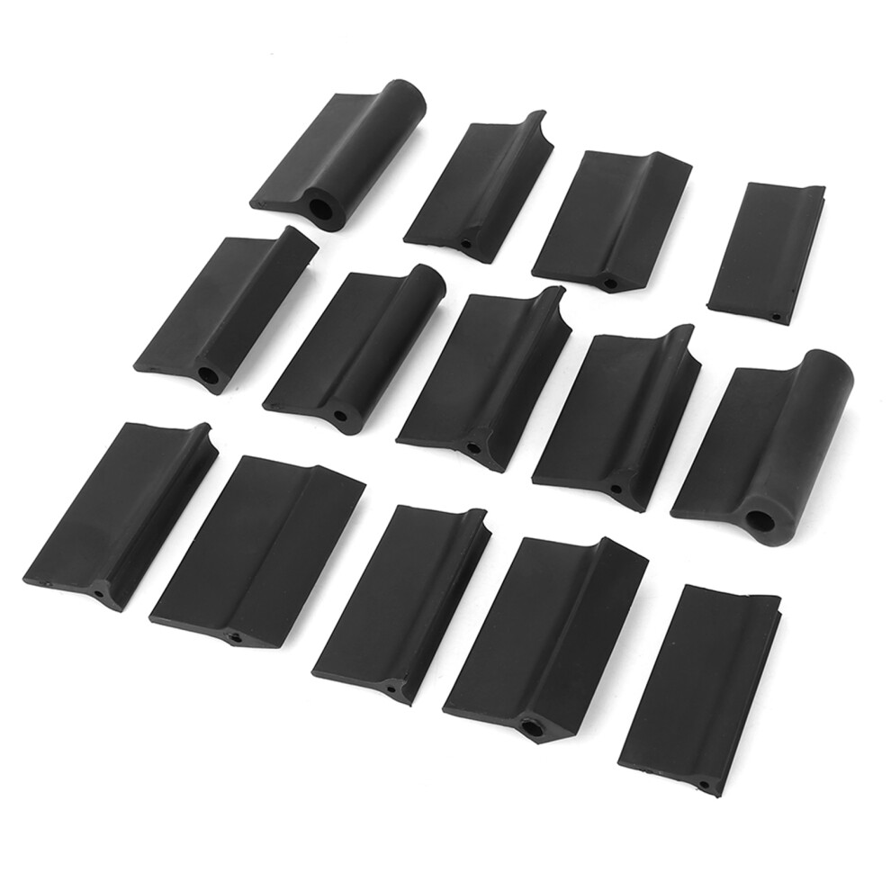 14pcs Sanding Block Rubber Sandpaper Mat Flexible
