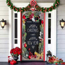 (19) 2025 2024 Christmas Front Door Decoration, Forros De Puertas Navideos