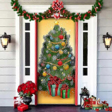 (10) 2025 2024 Christmas Front Door Decoration, Forros De Puertas Navideos