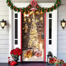 (11) 2025 2024 Christmas Front Door Decoration, Forros De Puertas Navideos