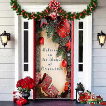(17) 2025 2024 Christmas Front Door Decoration, Forros De Puertas Navideos