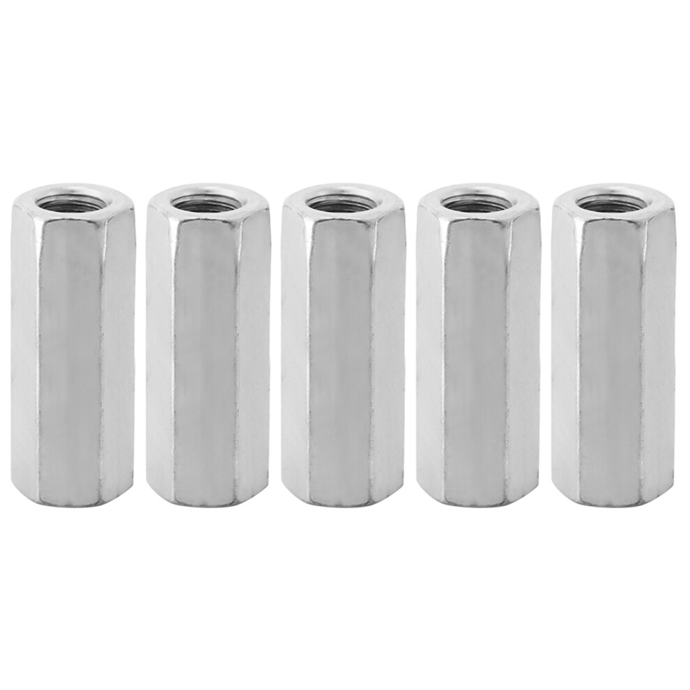 5pcs Long Rod Nut Hex Hexagonal Sleeve Nut
