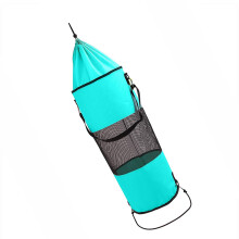 Marine Garbage Storage Bag Made of Durable Mesh for Kayaking, Boating, Camping, Hiking - Sky Blue