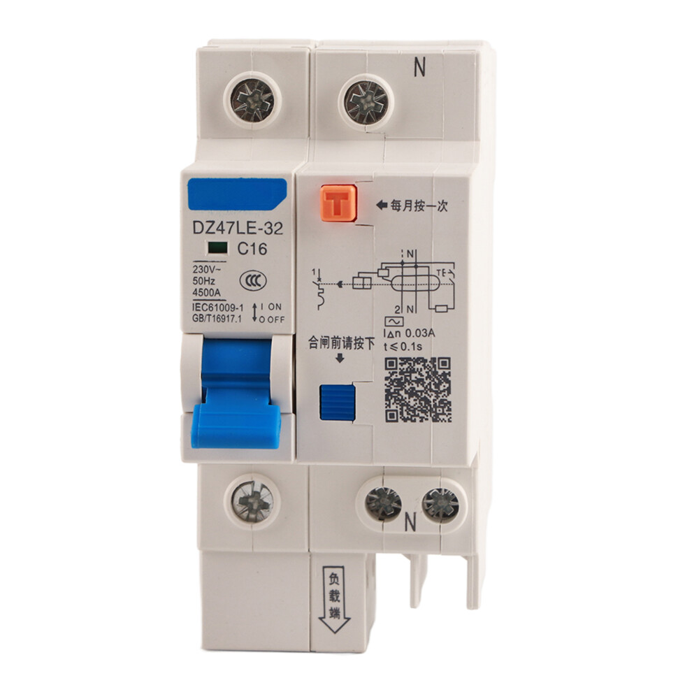 DZ47LE 32 1P+N 16A 230V Earth Leakage Safety