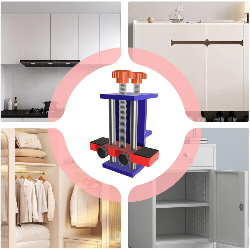 Adjustable Cabinet Installation Tool, Metal Door Locator for Wall Cabinets, Concealed Doors, Adjustable Bracket System 2
