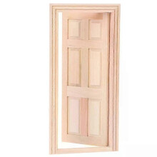 Accessori per mobili fai da te in miniatura per casa delle bambole 1/12 con porta interna in legno a