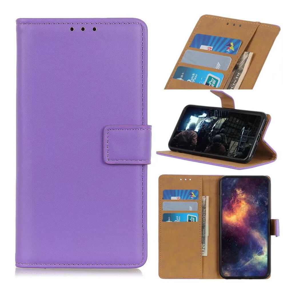 Premium Pu Leather Flip Wallet Cover Magnetic Silicone Bumper Protective Hã¼Lle Case For Samsung Galaxy A05 4G Purple 6482260259376