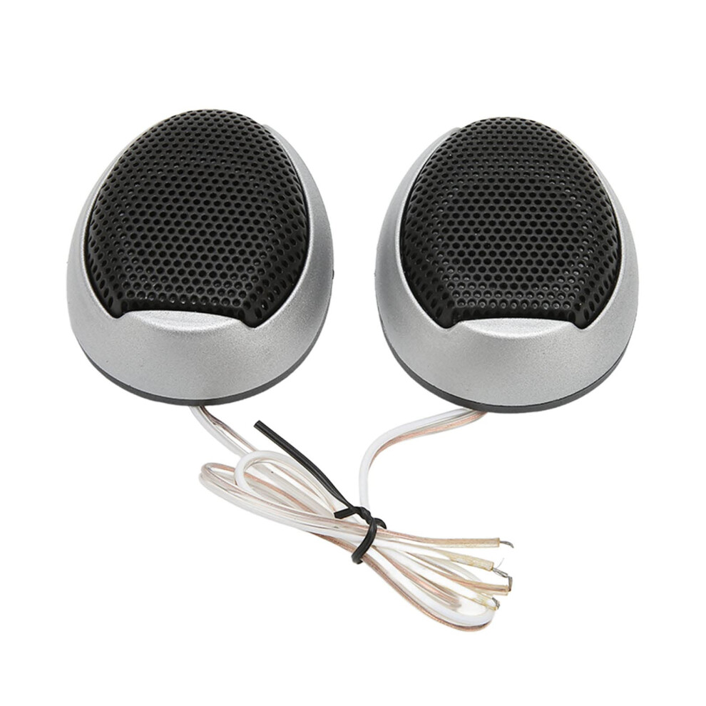 Car Tweeter Speakers For Car Audio, 2-Piece 1000W Dome Interior Stereo Speakers, 98Db High-Performance Tweeters Silver 6447073268649