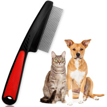 Flea Comb for Effective Removal of Fleas, Ticks, Nits, and Ectoparasites - Durable Stainless Steel, Pet-Friendly Design