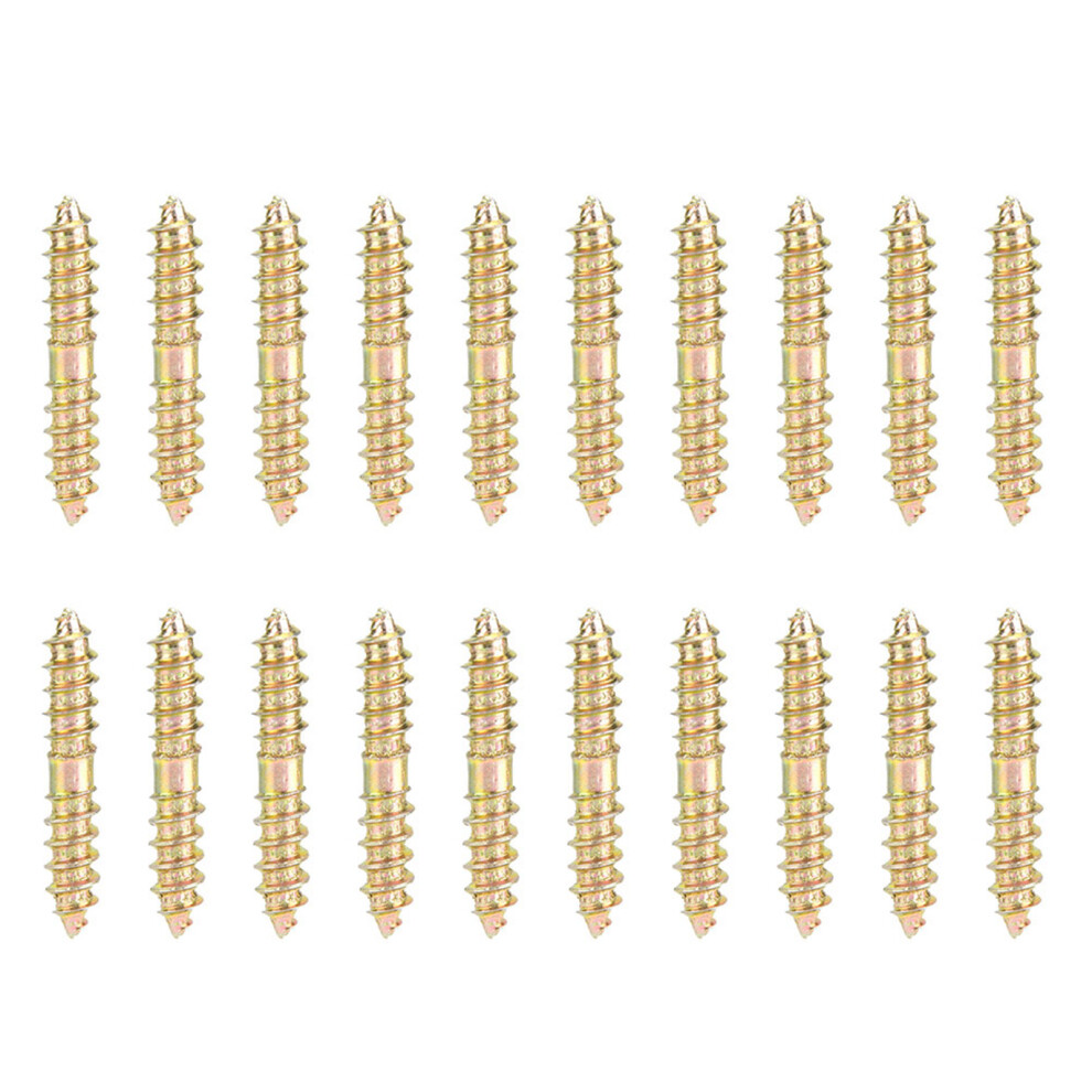 20pcs 5*30mm Dowel Screw Woodworking Furniture