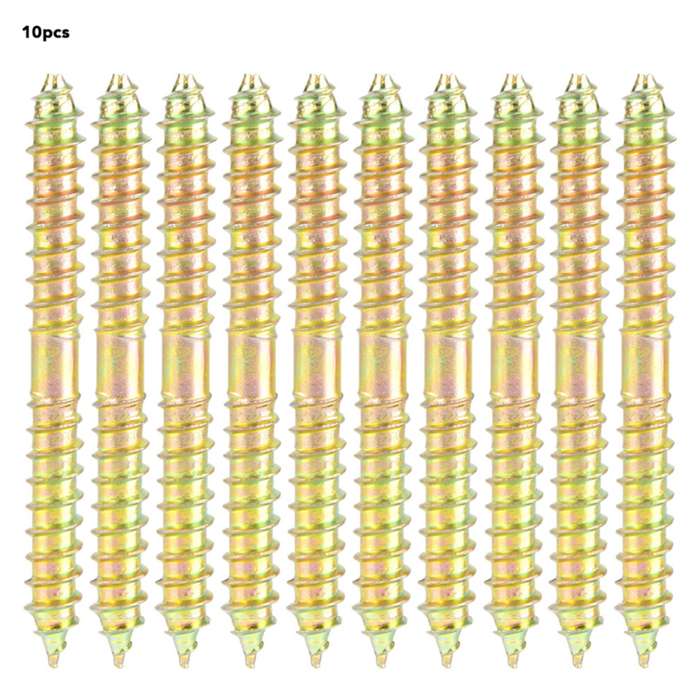10pcs 6*60mm Dowel Screw Woodworking Furniture