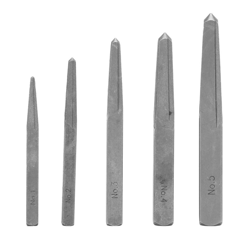 5pcs Screw Extractor Broken Damaged Bolt Easy Out