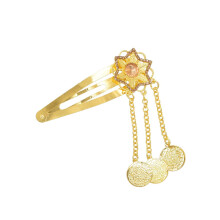 Elegant Alloy Hair Accessories with Golden Tassels and Sparkling Rhinestones for Parties and Celebrations