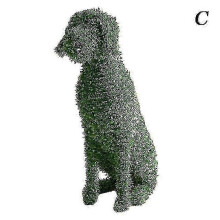 (C) 2025 Decorative Peeing Dog Topiary Realistic Ornament Home Indoor Outdoor Decoration
