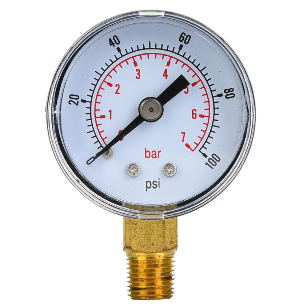 Mechanical Pressure Gauge 1/8inch BSPT Bottom