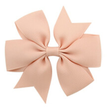 Hair Pin Grosgrain Ribbon Bug Hairpin in 40 Solid Colors, Wooden, Size: Red, Ideal for Girls' Hairstyles