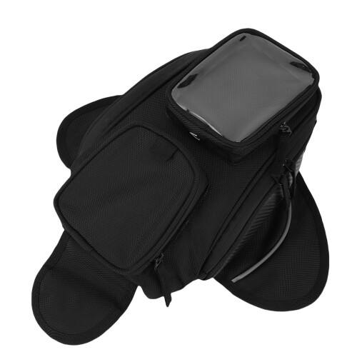 Black Universal Motorcycle Motorbike Riding Strong 2