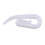 Lot de 100 crochets de suspension pour rideaux blancs 4