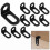 10pcs L-Shaped Connecting Angle Thickened Adjustable Right Angle Fixing Angle Iron Black Metal Corner 2