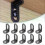 10pcs L-Shaped Connecting Angle Thickened Adjustable Right Angle Fixing Angle Iron Black Metal Corner 1