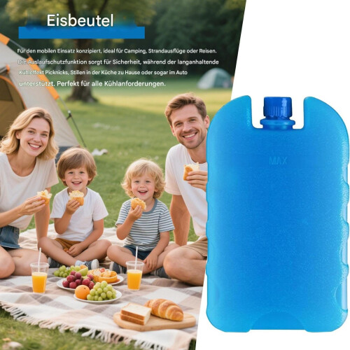 Cooler Ice Bags for Durable Freezer Blocks, Hard Shell Construction, Compact Ice Blocks for Cooling 2