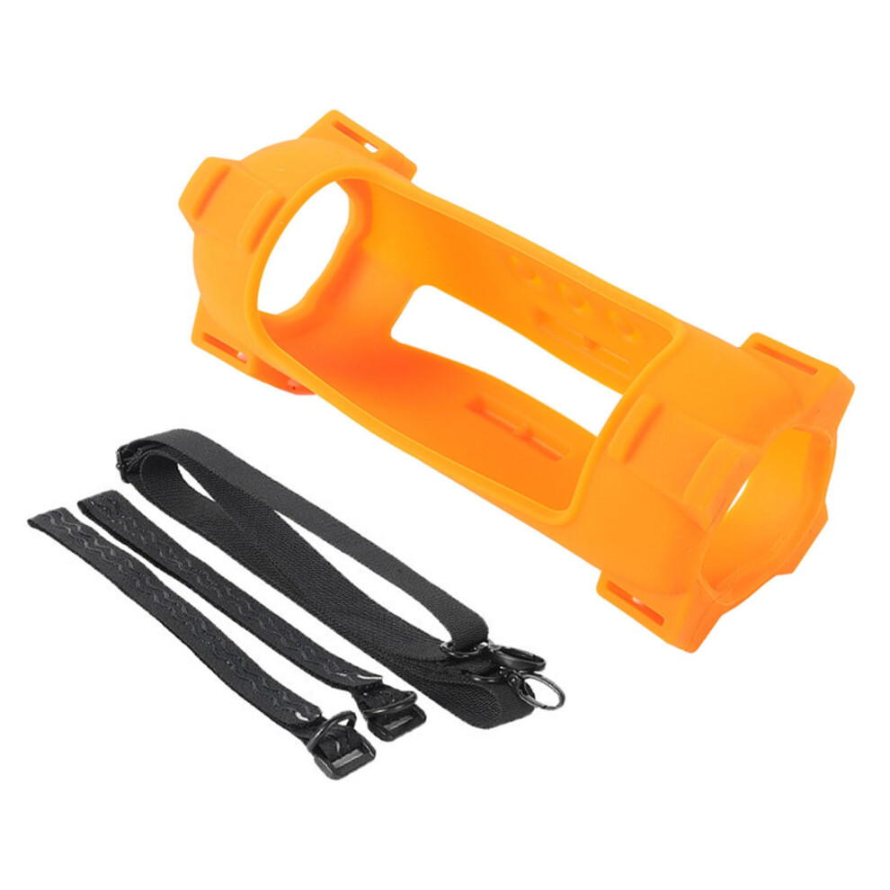 Silicone Protective Case For Portable Speakers, Travel Bag With Shoulder Strap, Shockproof And Dustproof Design 6038364986573