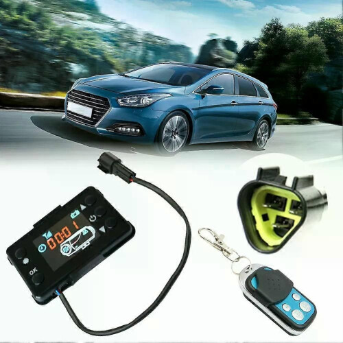 12/24V Auto Diesel Luchtverwarmer LCD Schakelaar Controller Verstelbare Timer Automatische Parkeerverwarming 2