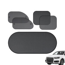 Auto Sunshade Side Window Protector for Vehicles, 5-Pack UV Protection, Heat Resistant, Light Blocking for Camping and Baby Seats