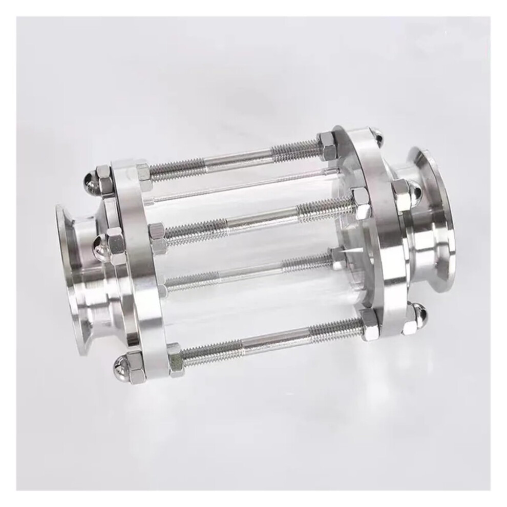 Tri-Clamp In-Line Sight Glass 2.5 Inch Od 77.5Mm Ss304 Stainless Steel Fitting With 63Mm Ferrule 6447073271977