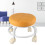 Rolling Ottoman High Density Memory Foam 5