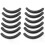 12Pcs Makeup Eyelash Curler Pad Rubber Lashes Makeup Tool Eyelash Curler Replacement Refill Pads 1