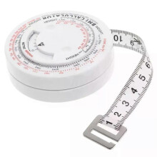 15M Måttband Infällbar mätlinjal Kalkylator Diet Måttband Verktyg för BMI Body Mass Index