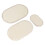 3Pcs Wooden Basket Bottom Oval Blank Solid Crochet 4