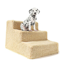 Cat Stairs Small Dog Ladder Pet Ramp for Indoor Use Yellow Durable Steps for Cats and Small Dogs