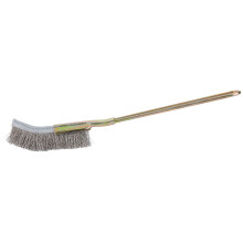 Bonsai Brush, Curved Straight Steel, Soft Garden Wire, Rust Color, Metal Cleaner Tool for Welding Slag and Masonry Bristles