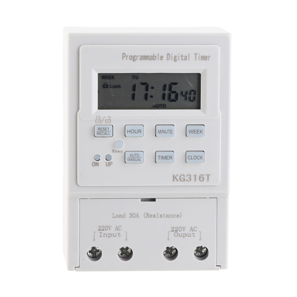 Mini AC 220V 1W 30A Digital Timer Switch