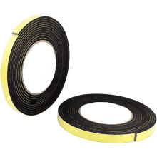 Isolierschaum Selbstklebender Schaumstoffstreifen 2 Stück 0.47 x 0.15 x 0.12 Inch Giallo Farbe für Dichtungen und Polsterungen