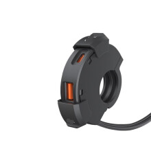 12V Motorcycle USB Fast Charging Waterproof Socket with Type C Phone Connector Compatible with Grip Style Motorcycles