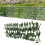 Artificial Hedges Fence Simulation Expandable Sun 11