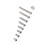 M2.5 A2 Stainless Steel Hex Socket Screws Bolt and 7