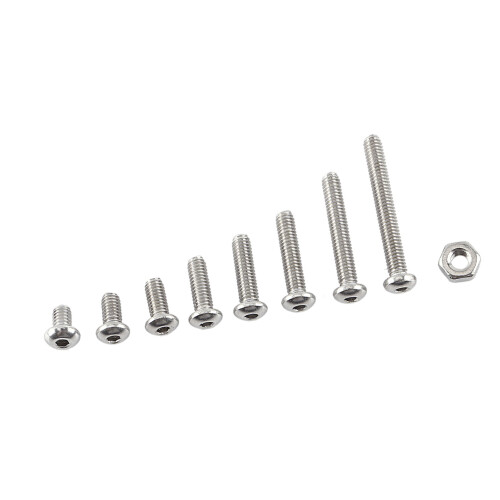 M2.5 A2 Stainless Steel Hex Socket Screws Bolt and 1