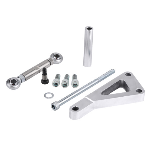 Polished Aluminum Alternator Bracket Kit Water