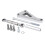 Polished Aluminum Alternator Bracket Kit Water 4