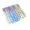 12 Pieces Multi Color Shining Mosaic Panel Mirror 5