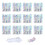 12 Pieces Multi Color Shining Mosaic Panel Mirror 1